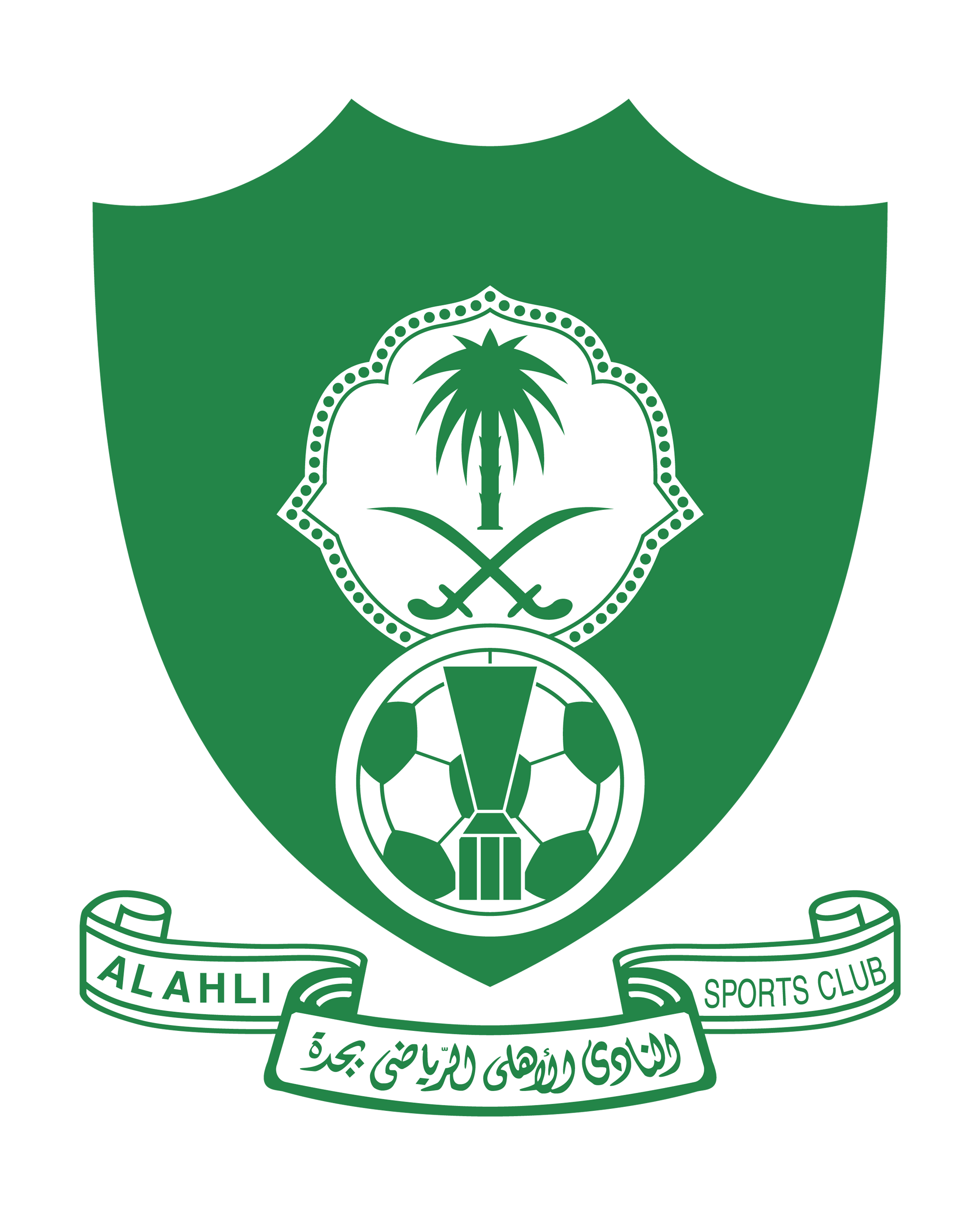 ستيكر شعار النادي الأهلي الرياضي بجدة